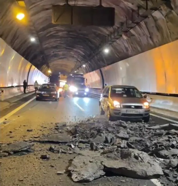 El derrumbe del túnel de Lesarri de la AP-1 es superficial y se reabrirá el lunes