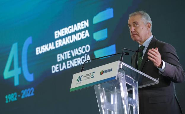 Urkullu reclama «más y más» renovables en el 40 aniversario del Ente Vasco de la Energía