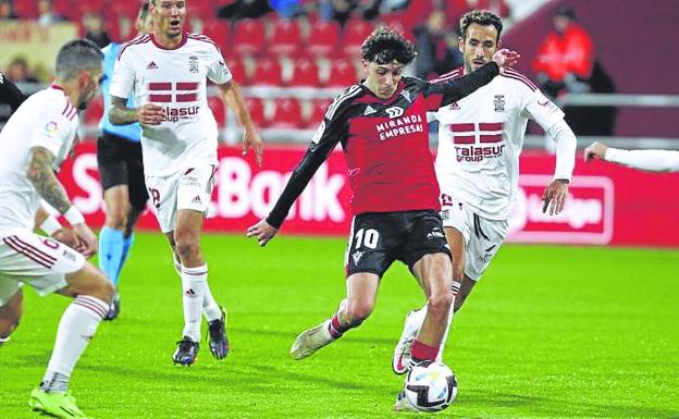 Solo siete rivales suman más puntos que el Mirandés en los dos últimos meses