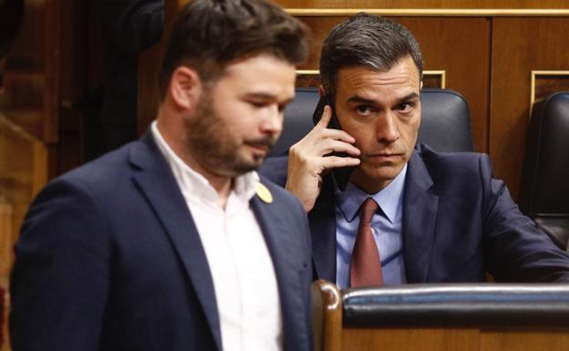 Sánchez ata la suerte del PSOE a sus socios