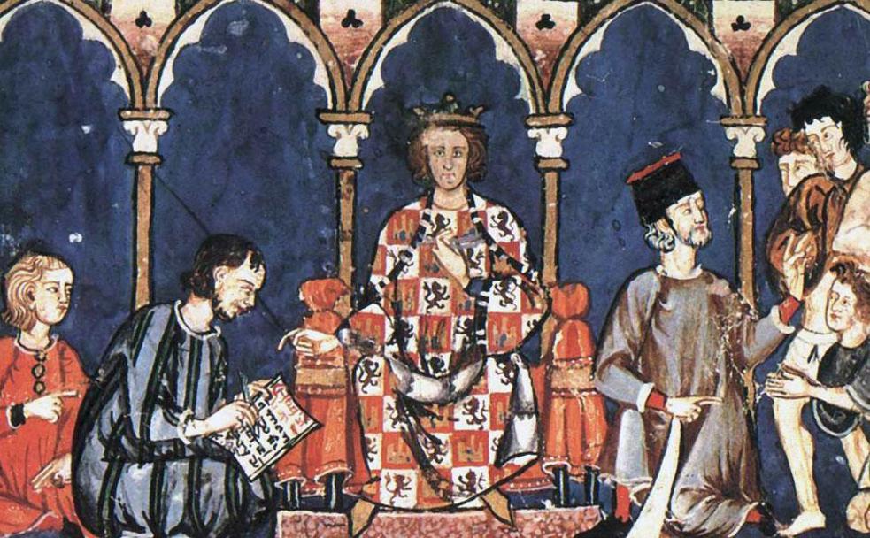 Los terribles días del rey Alfonso X en Vitoria (1276): Los libros curan