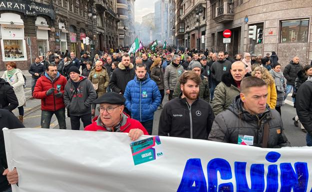 Los sindicatos interpretan como un éxito la huelga de cinco días y exigen negociar a la patronal