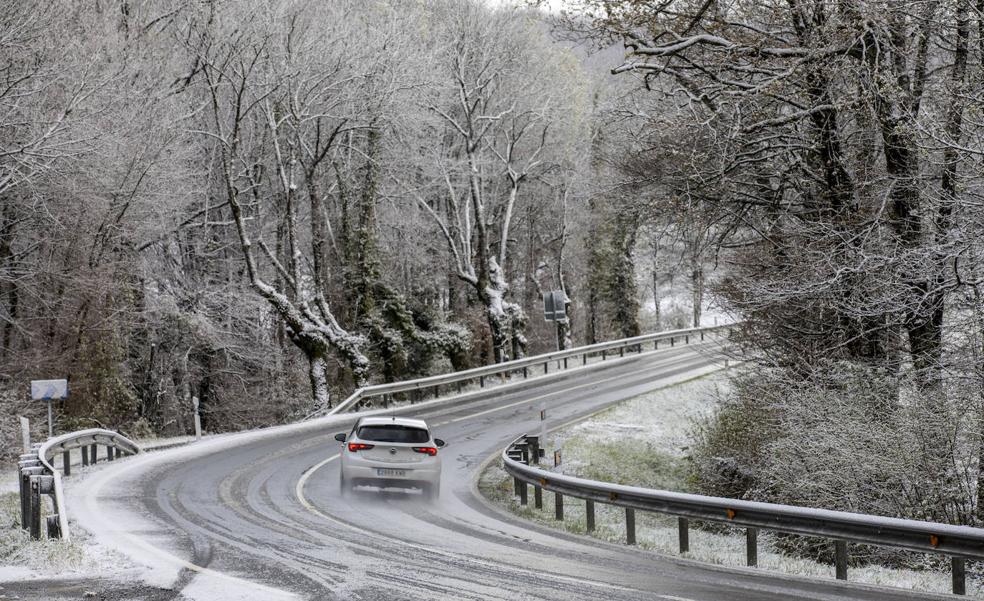 Euskadi, en aviso amarillo por nieve a 700 metros