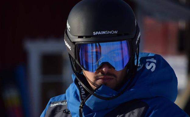Juan del Campo se queda fuera de los 30 mejores en su estreno en la Copa del Mundo de eslalon