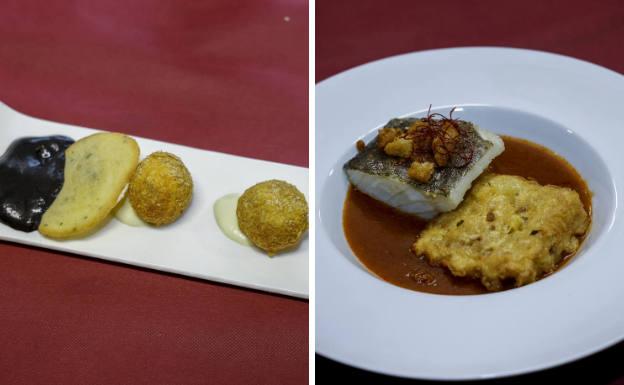 El menú de la sociedad gastronómica La Concordia-Lagunartea