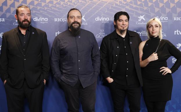 Los nominados alaveses a los Goya, en la cena de la Academia de Cine