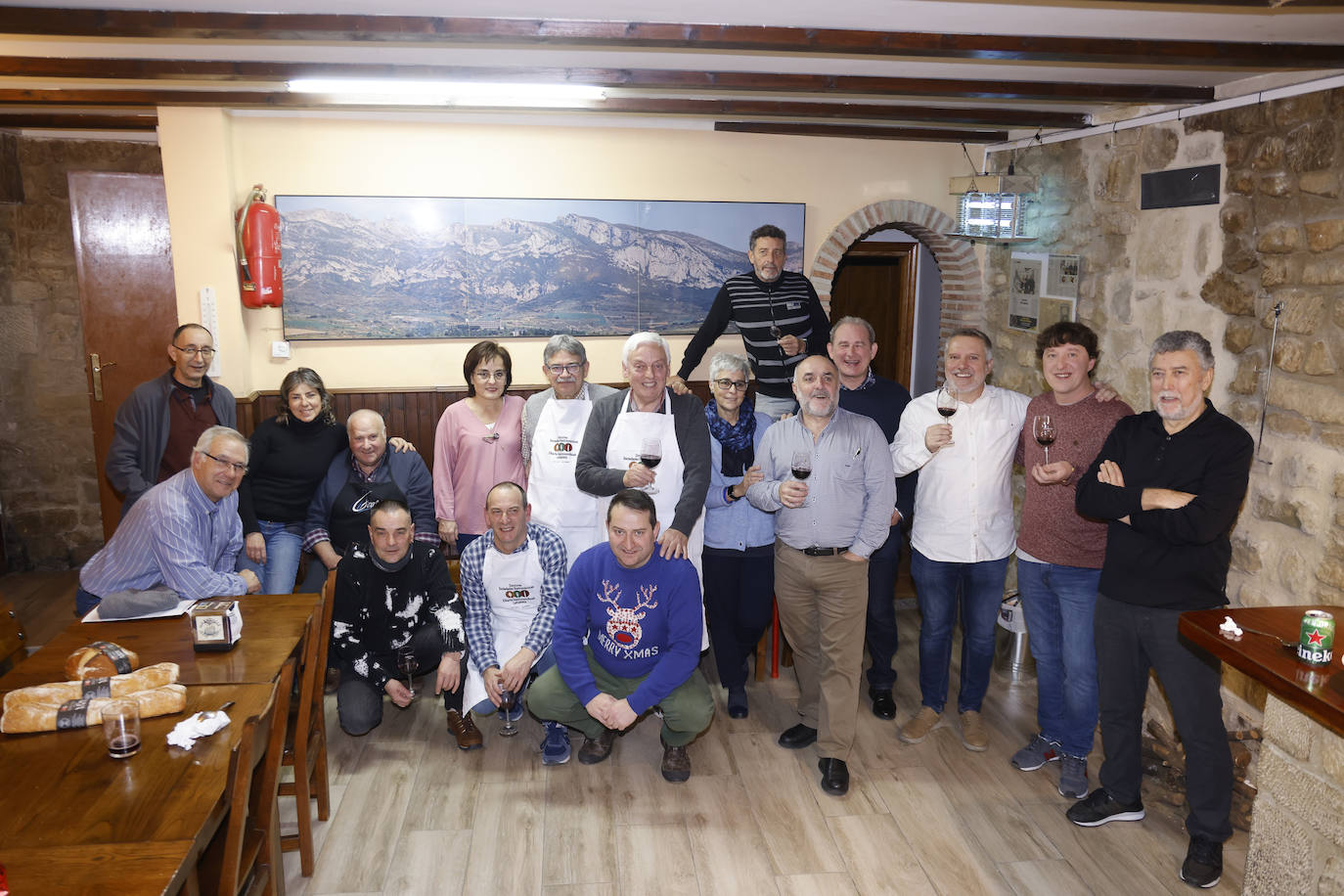 Así fue la cena en la Sociedad Gastronómica Artesilla