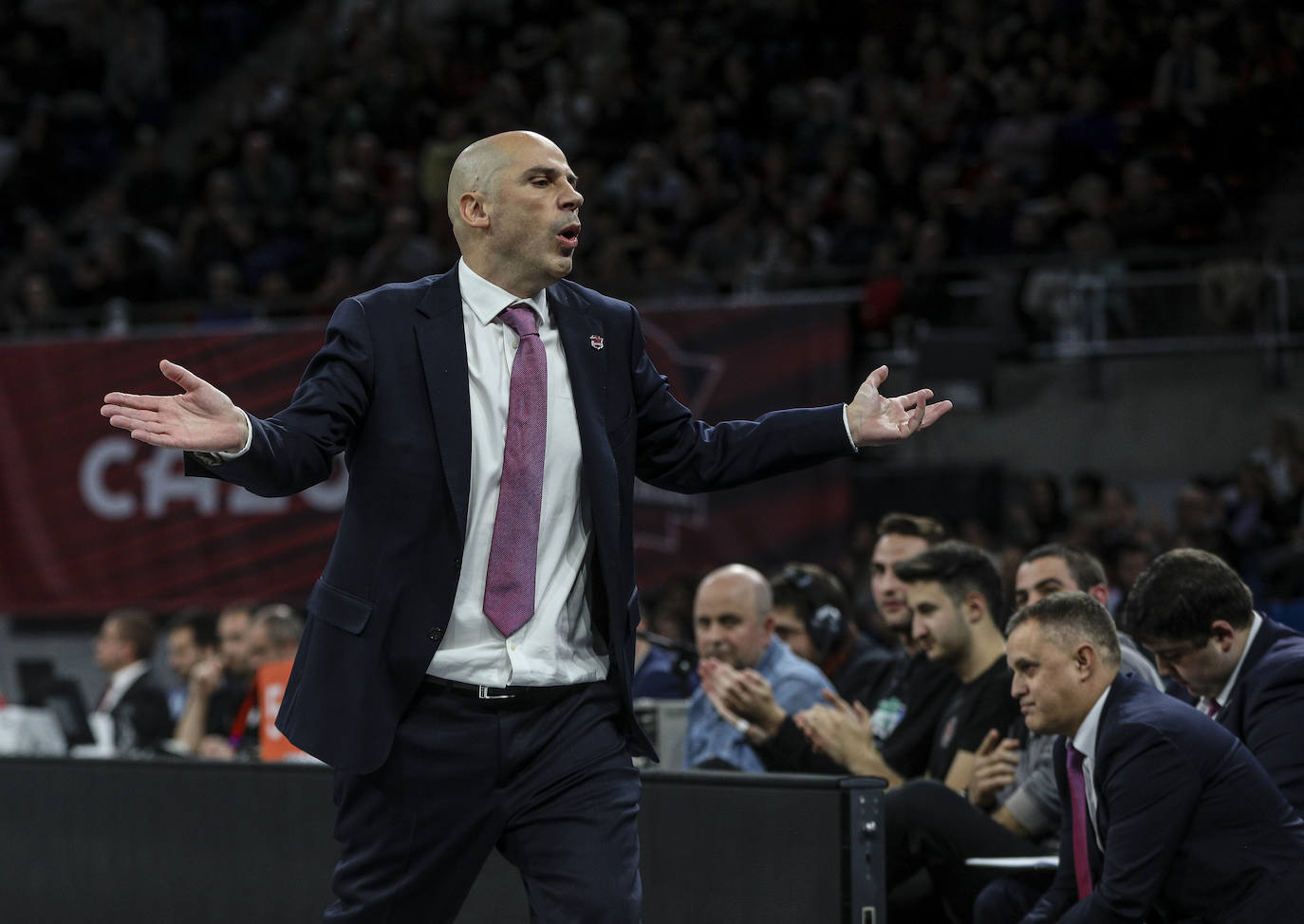 Las fotos del Baskonia - Virtus de Bolonia