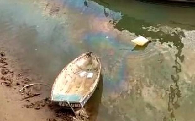 Un nuevo vertido contamina la ría de Plentzia por segunda vez este mes