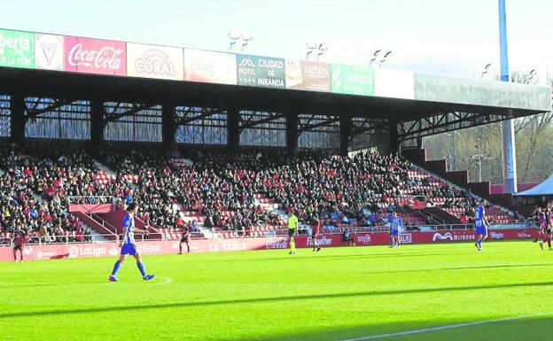 El Mirandés abona 1.800 euros a la Liga cada vez que General no está al 75% de ocupación