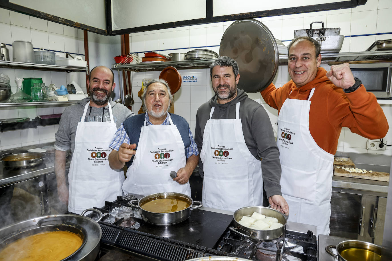 Así fue la cena en la Sociedad Gastronómica Abendaño
