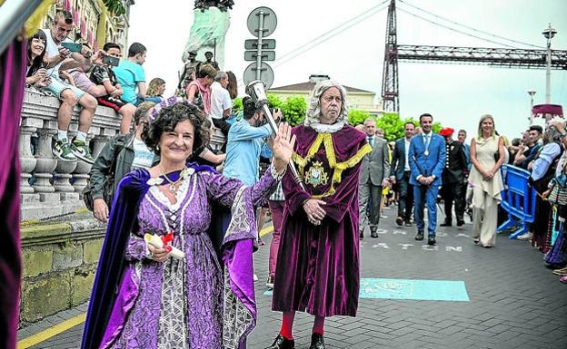 Un centenar de drones sobre la ría pondrán el broche final al 700 aniversario de Portugalete