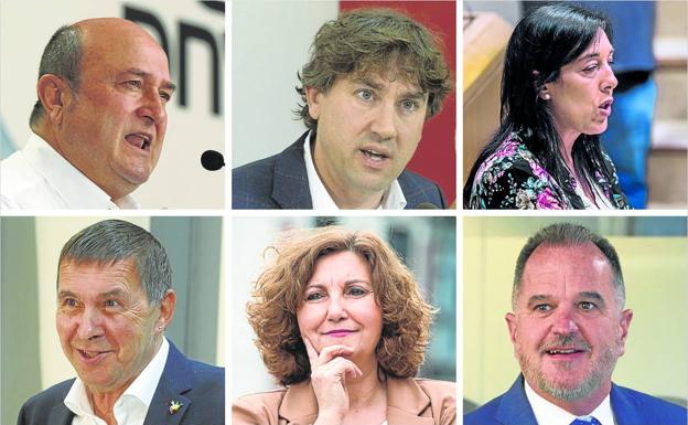 Los partidos vascos afrontan el primer esprint antes de la batalla municipal y foral de mayo