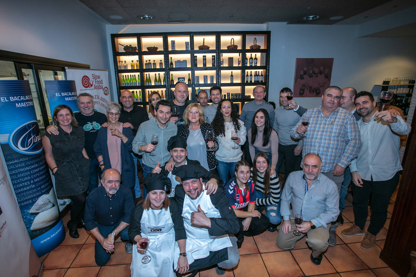 Así fue la cena en la Sociedad Gastronómica Burduntzi