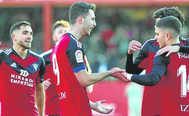 La plantilla del Mirandés se revaloriza en 3,1 millones y se sitúa en 14,40 millones de euros