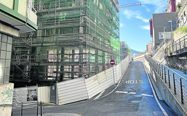 La reurbanización de los accesos a Muzategi, Ibargain y Pagaegi conlleva cambios de tráfico