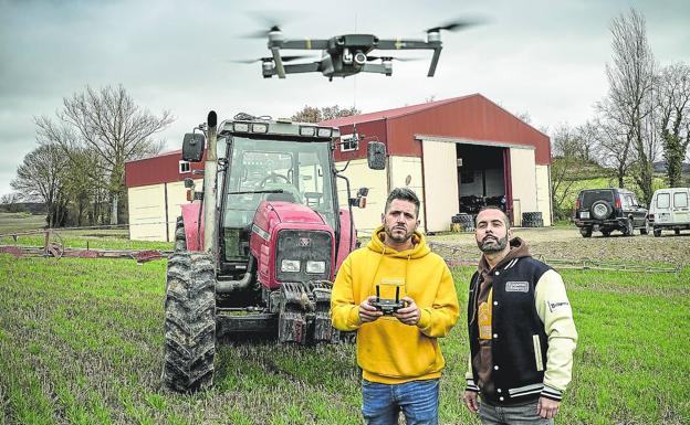 Agricultores alaveses innovan con drones para mejorar la productividad de sus cultivos