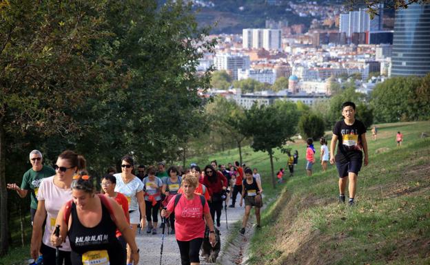 El parque de aventura de Artxanda prevé recibir a más de 3.000 visitantes al mes
