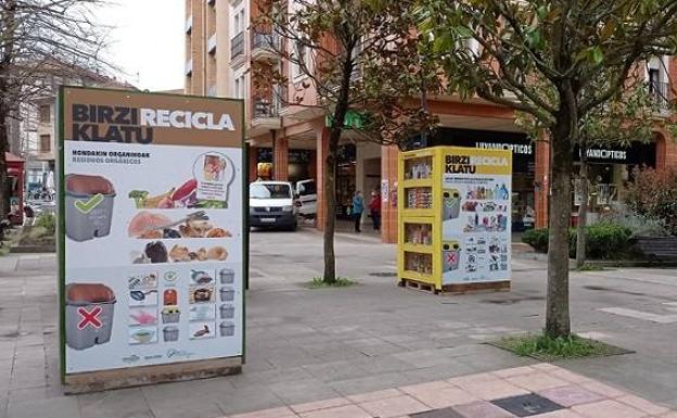 Los pueblos de Ayala participan en una campaña para animar a reciclar