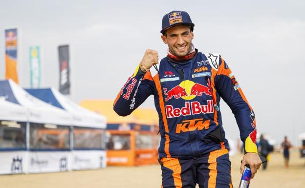 Heroico Kevin Benavides, bicampeón del Dakar en el último momento