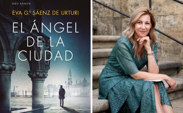 Eva García Sáenz de Urturi pone a Kraken ante 'El Ángel de la Ciudad'