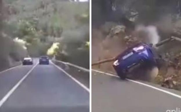 Se estrella contra un muro tras adelantar en línea continua en una curva en Mallorca