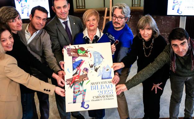 «Esta es la excusa para asistir a los Carnavales de Bilbao», dice el ganador zamorano del cartel