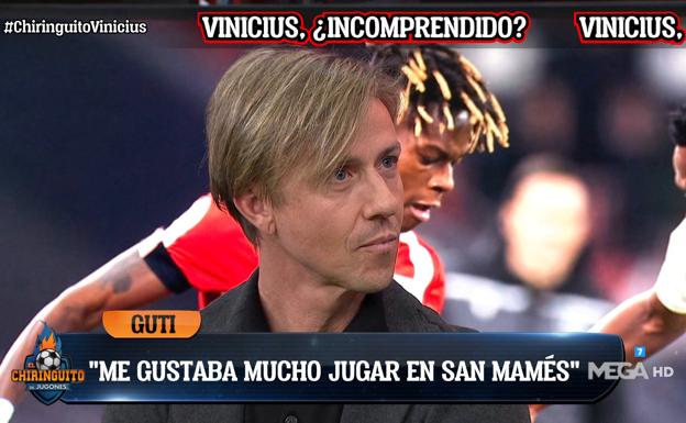 Guti elogia a la afición del Athletic en 'El Chiringuito': «San Mamés es el segundo mejor campo de España»