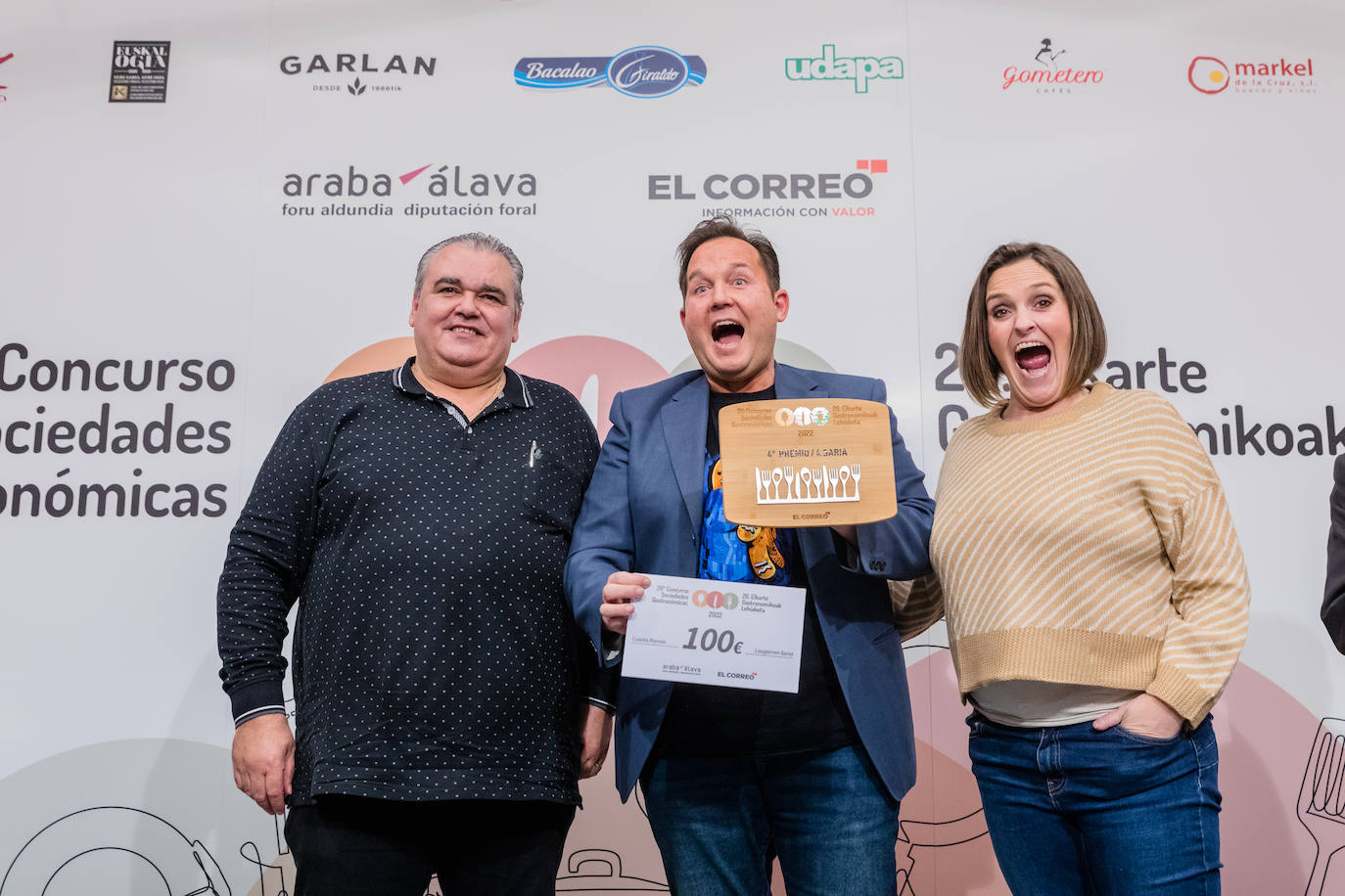 Todos los participantes de la gran fiesta de los txokos alaveses