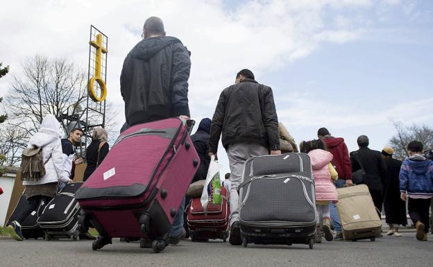 Los refugiados no se reparten en despachos