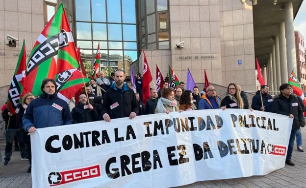 Declaran en el juicio por la agresión de la Ertzantza a un dirigente sindical durante la movilización de 2021 en PCB
