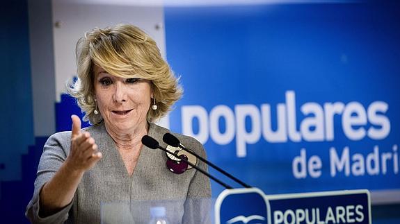 Esperanza Aguirre da su receta contra la corrupción