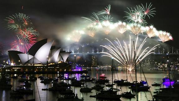 Las islas del Pacífico Sur dan la bienvenida al 2015