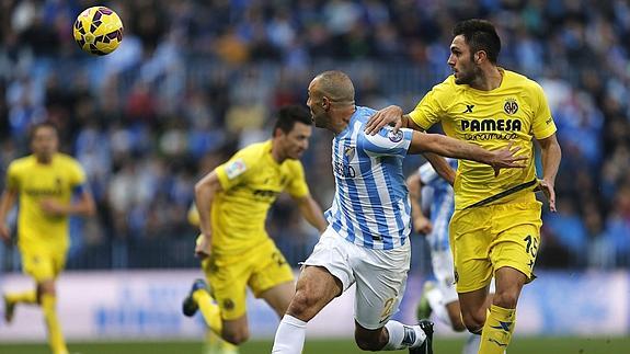 Málaga y Villarreal firman tablas justas en un gran encuentro