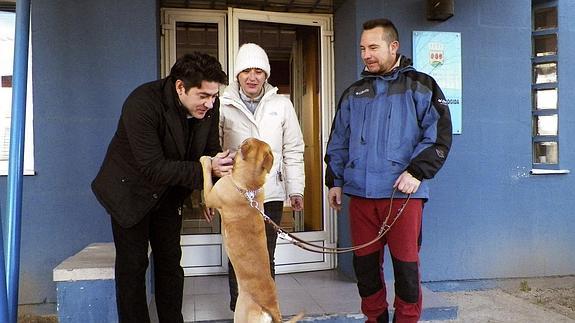 Teresa Romero y su marido adoptan un perro