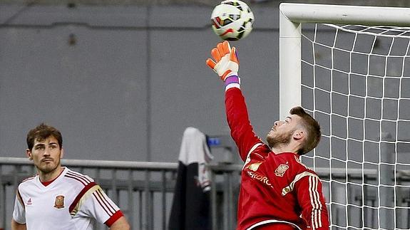 De Gea: «De momento no hay relevo en la portería»