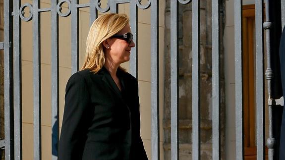 La infanta Cristina acusa a Castro de atentar contra su derecho de defensa