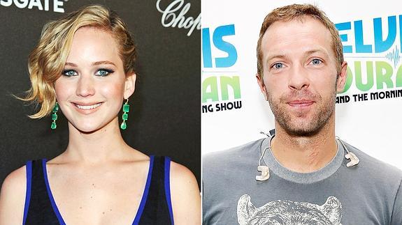 Jennifer Lawrence y Chris Martin, juntos en Nueva York