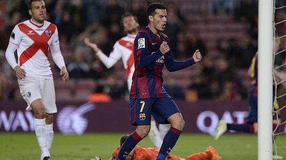 Pedro: «No he hablado con Mourinho»