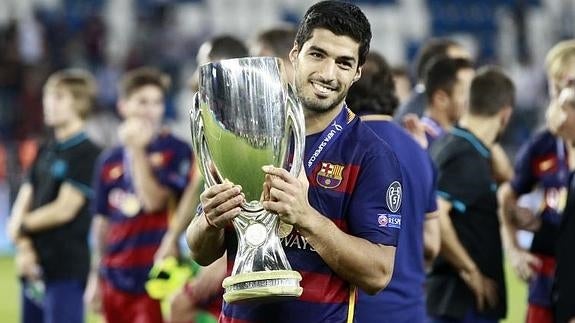 Luis Suárez, finalista a mejor jugador UEFA junto a Messi y Ronaldo