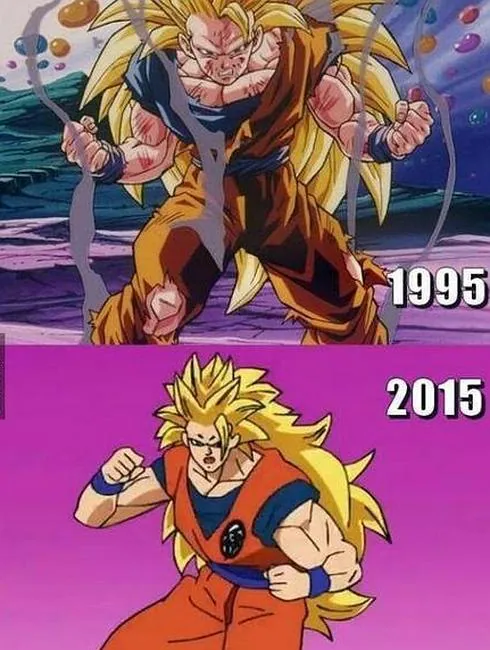 Los cambios que tuvieron algunos personajes de Dragon Ball durante todas  las sagas