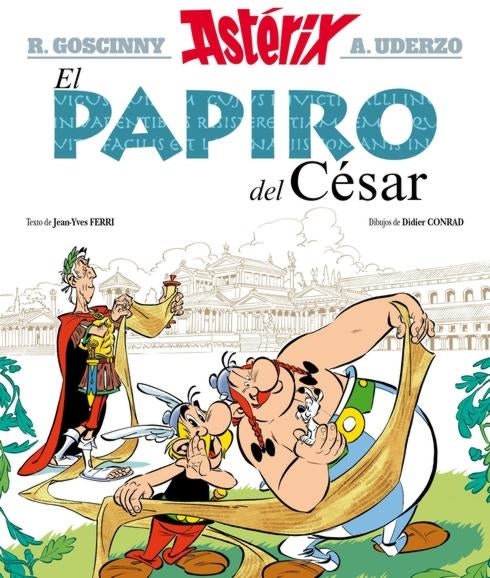 Astérix se enfrenta a la prensa en 'El papiro de César'