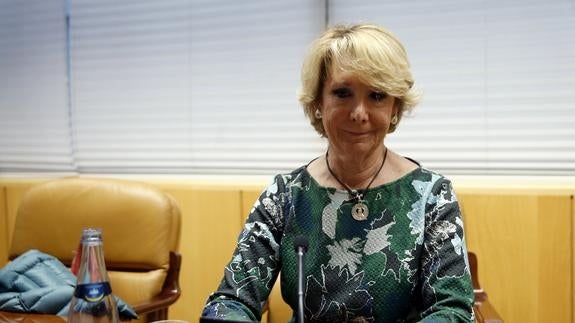 Aguirre dice que cuando hubo indicios de corrupción en Madrid, cesó a los implicados