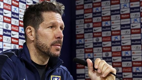 Simeone: «Tengo cuatro delanteros que pueden adaptarse»