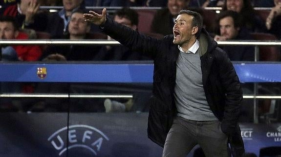 Luis Enrique: «Todos los del Barça hemos visto que eran dos amarillas sin ninguna duda»