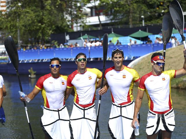 El K4 español estará en la final de los 1000 metros