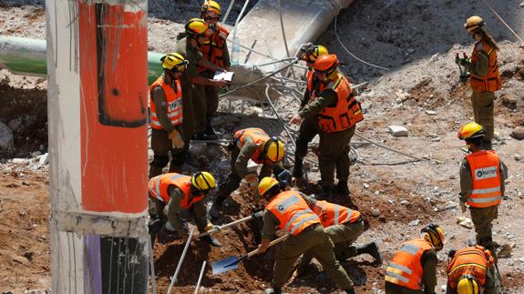 Dos muertos en Israel por el derrumbe de un aparcamiento en obras