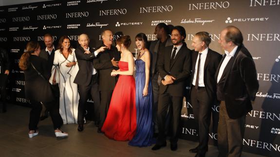 El making of de la alfombra roja de 'Inferno'