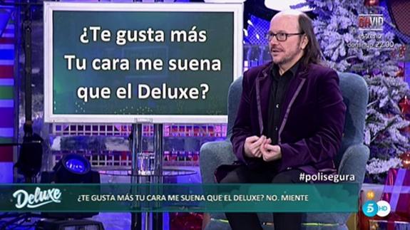 Sálvame Deluxe mantiene el liderato con Santiago Segura