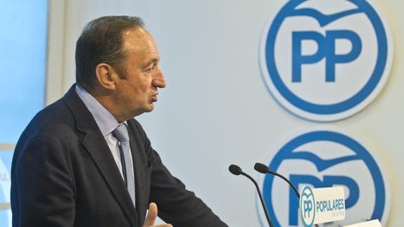 Pedro Sanz, presidente del PP de La Rioja desde hace 24 años, anuncia su retirada